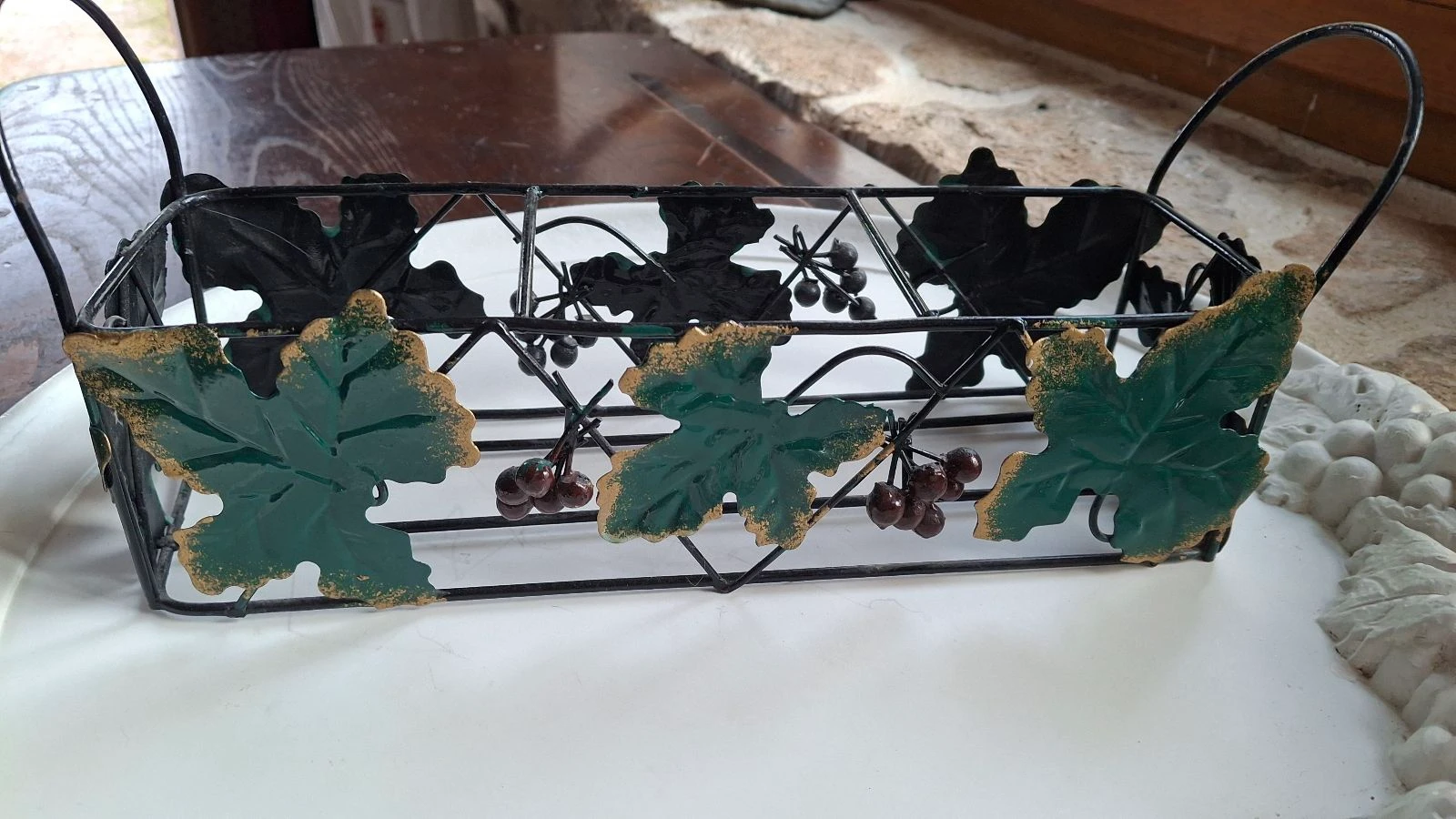 Copo de vidro com metal – photo 3